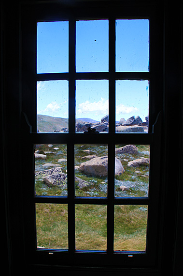 Looking through the window