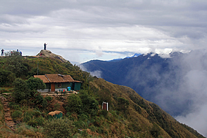 Mountaintop campsite 