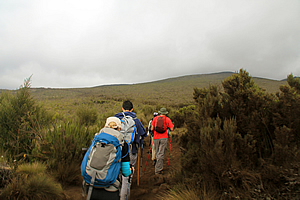 Climbing towards the cloud cover