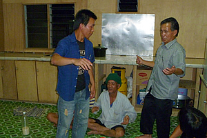 Sapinggi and Lianti celebrating 