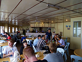 Inside the restaurant